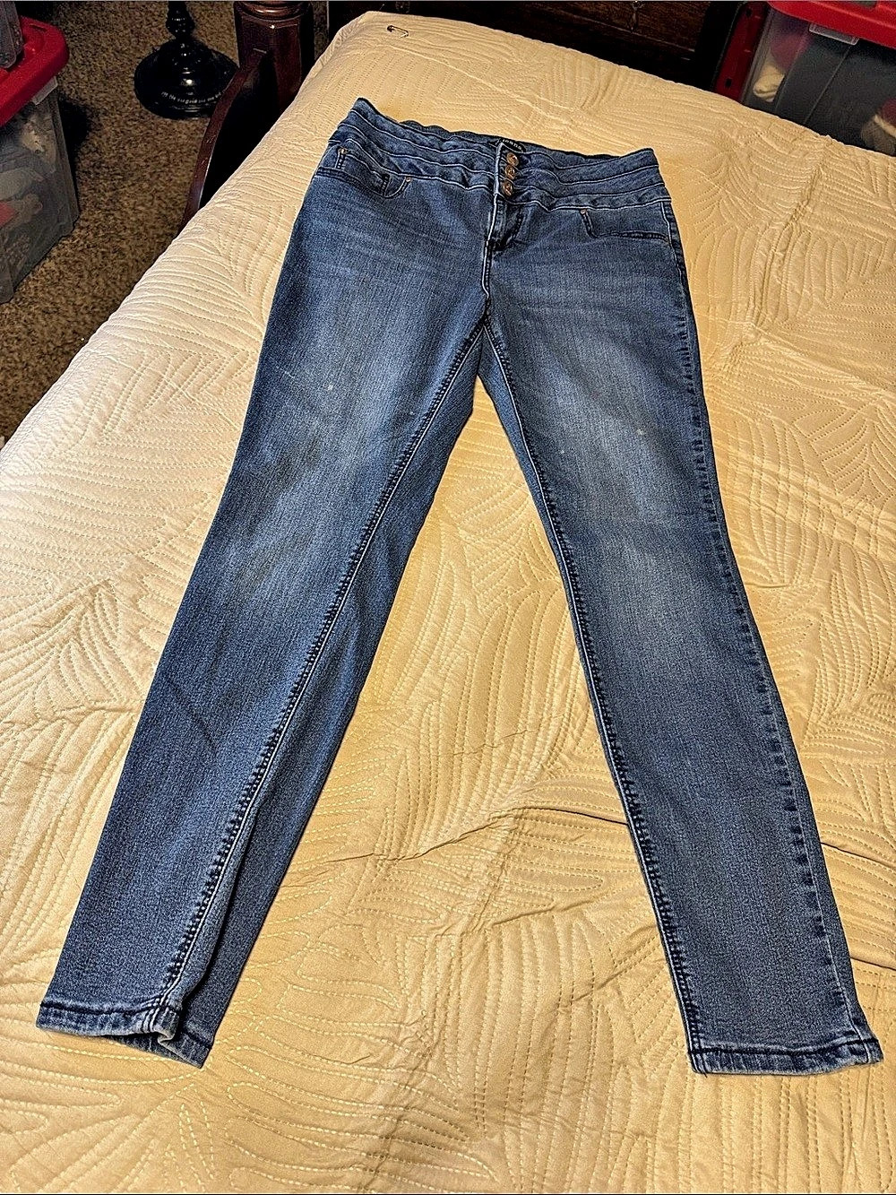 d.jeans Women's Skinny Jeans in Blue size 10